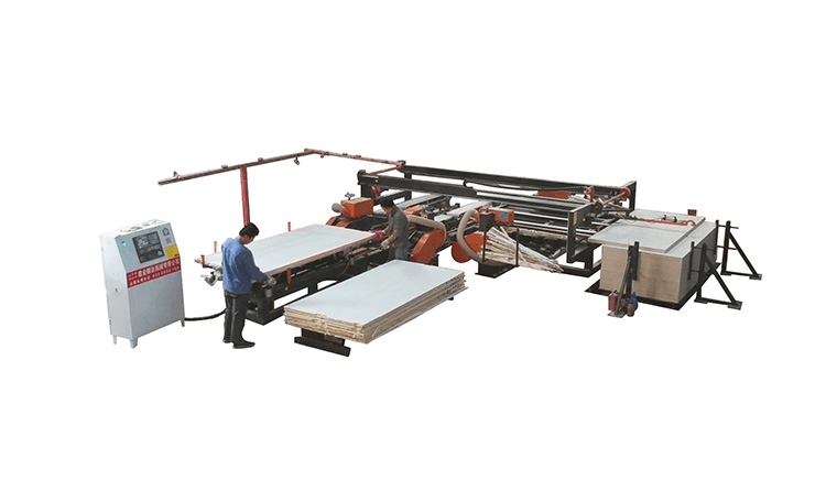 Fully automatic edge sawing machine